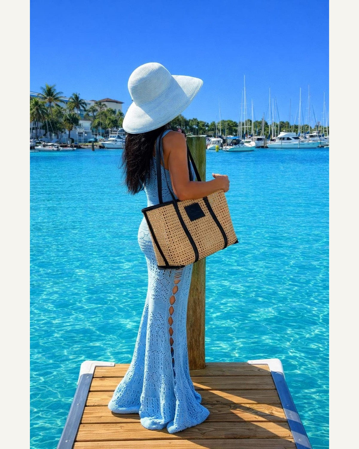 Cane Webbing Summer Tote product image 5