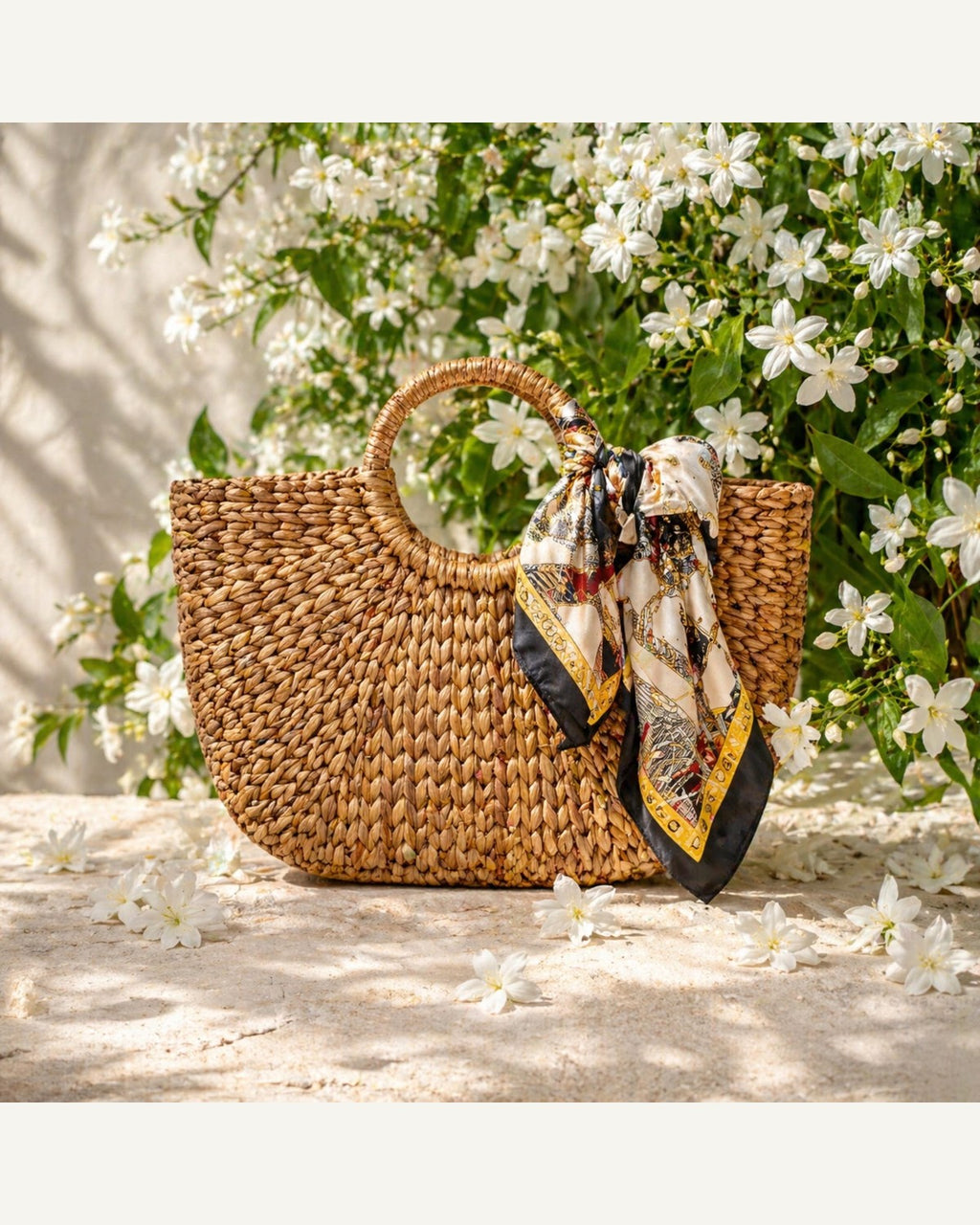 Half-Moon Rattan Basket Bag product image 6