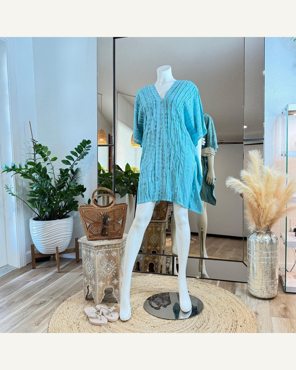 Hand-Dyed Summer Kaftan Dress product image 4