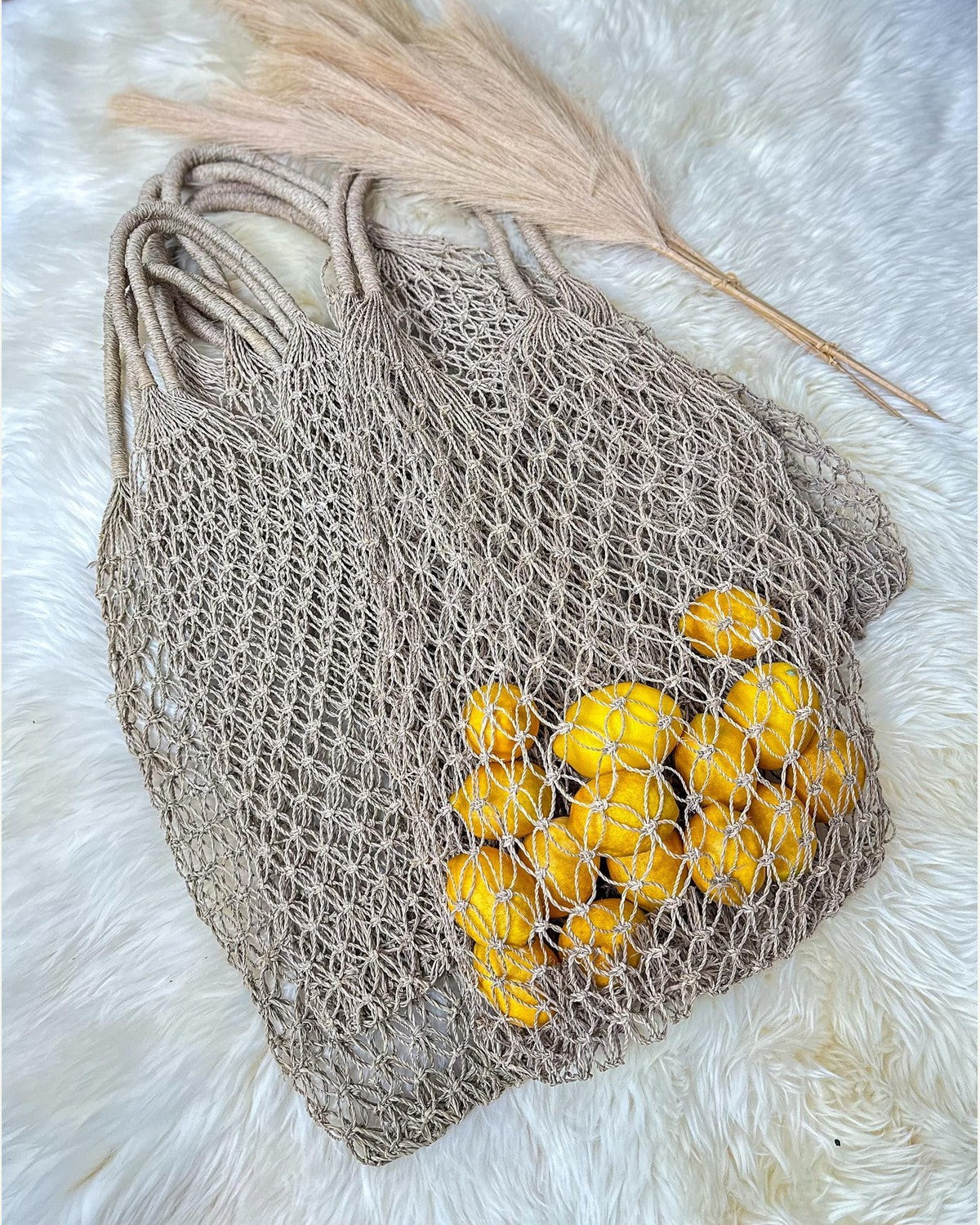 Lightweight Handwoven Mesh Tote product image 4