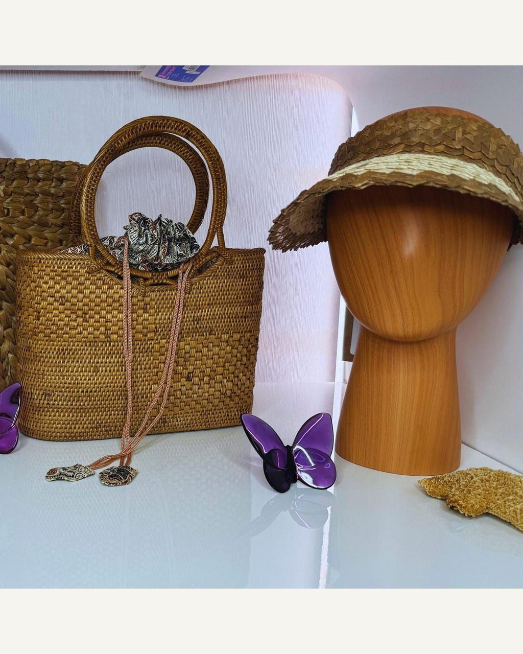 Natural Palm Leaf Sun Visor product image 4