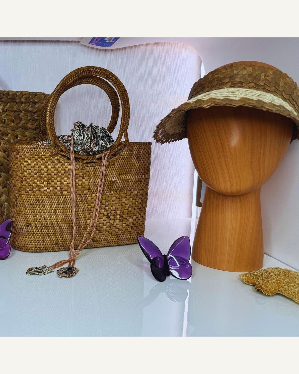 Natural Palm Leaf Sun Visor product image 4
