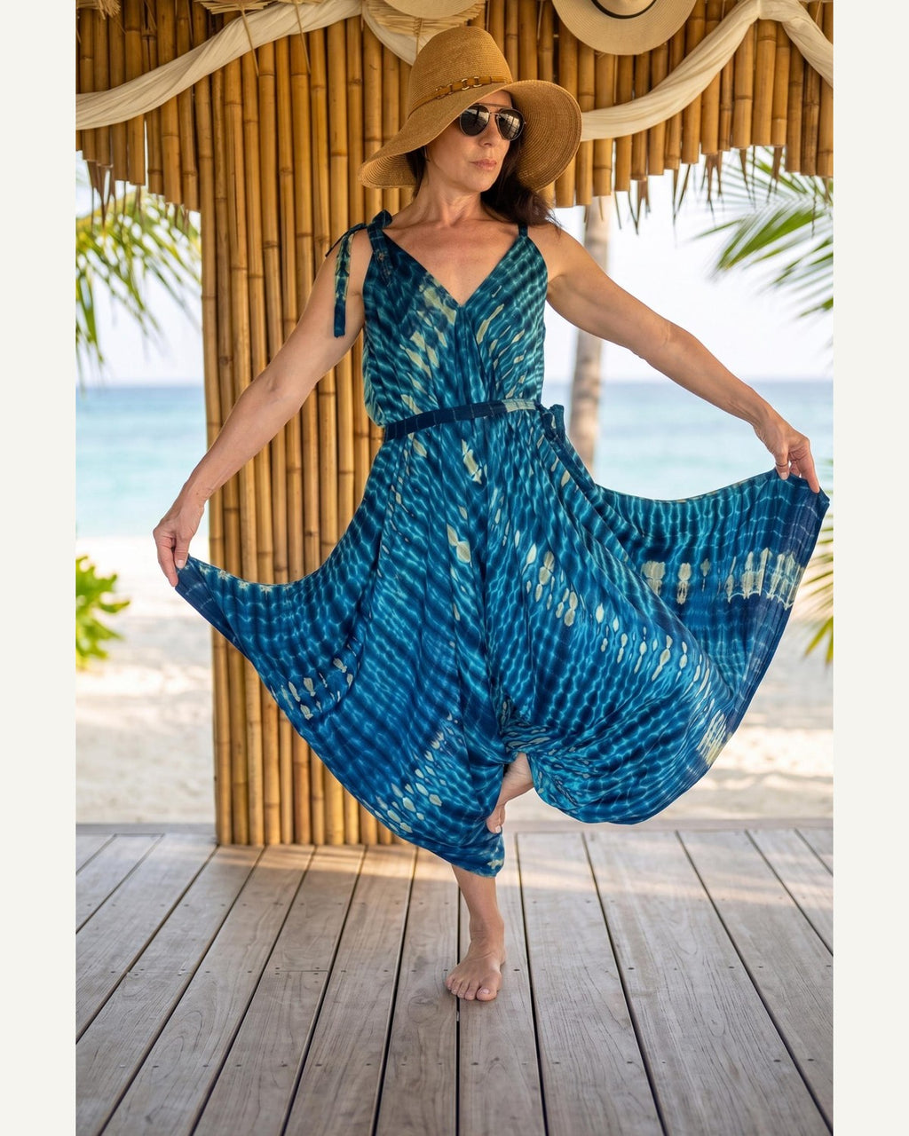 Ocean Tie-Dye Resort Jumpsuit product image 1