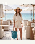 Raffia Weave Shoulder Sack Bag product image 1